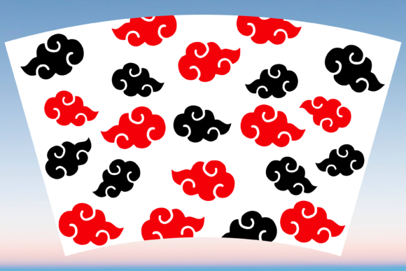 Anime Clouds SVG: Graphics & Print Templates