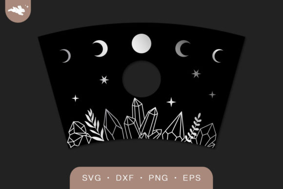 Boho Crystals Cup SVG: Graphics for Crafts & Branding