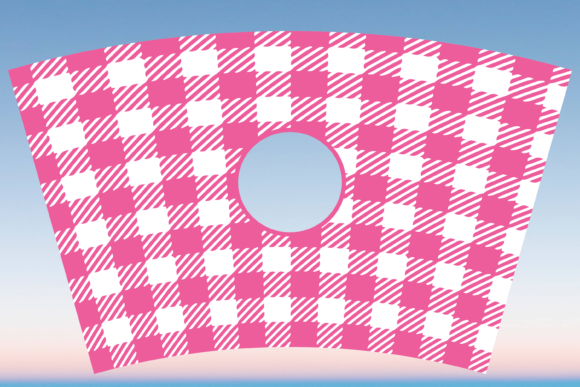 Bufffalo Plaid Pattern Starbucks Cup SVG: Graphics & Print Templates