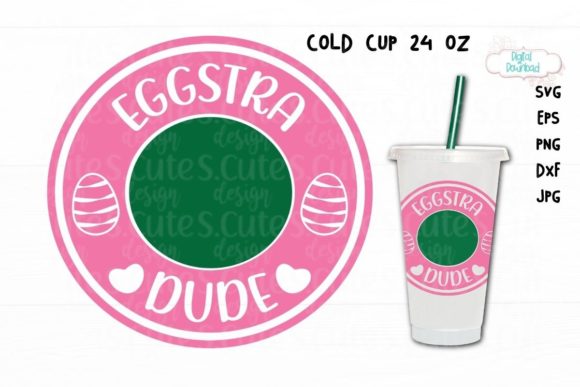 Cold Cup Ring SVG & Eggstra Dude Cup SVG Graphics