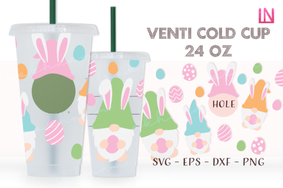 Easter Gnomes SVG Graphics for Crafts