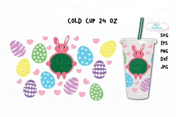 Full Wrap Cup SVG: Easter Graphics & Illustrations