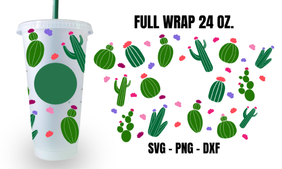 Funny Cactus Starbucks Cup SVG: Graphics for Crafts