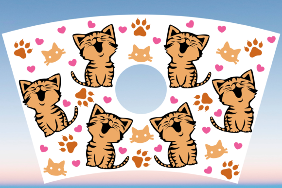 Ginger Cat Mom Mama Starbucks Cup SVG