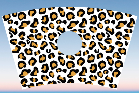 Leopard Cheetah Print Starbucks Cup SVG Graphics