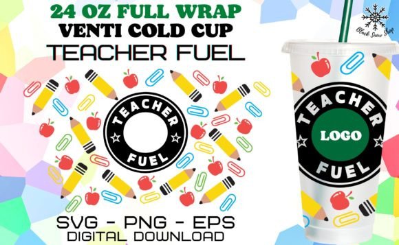 Teacher Fuel Wrap: Graphics & Illustrations for Local Branding